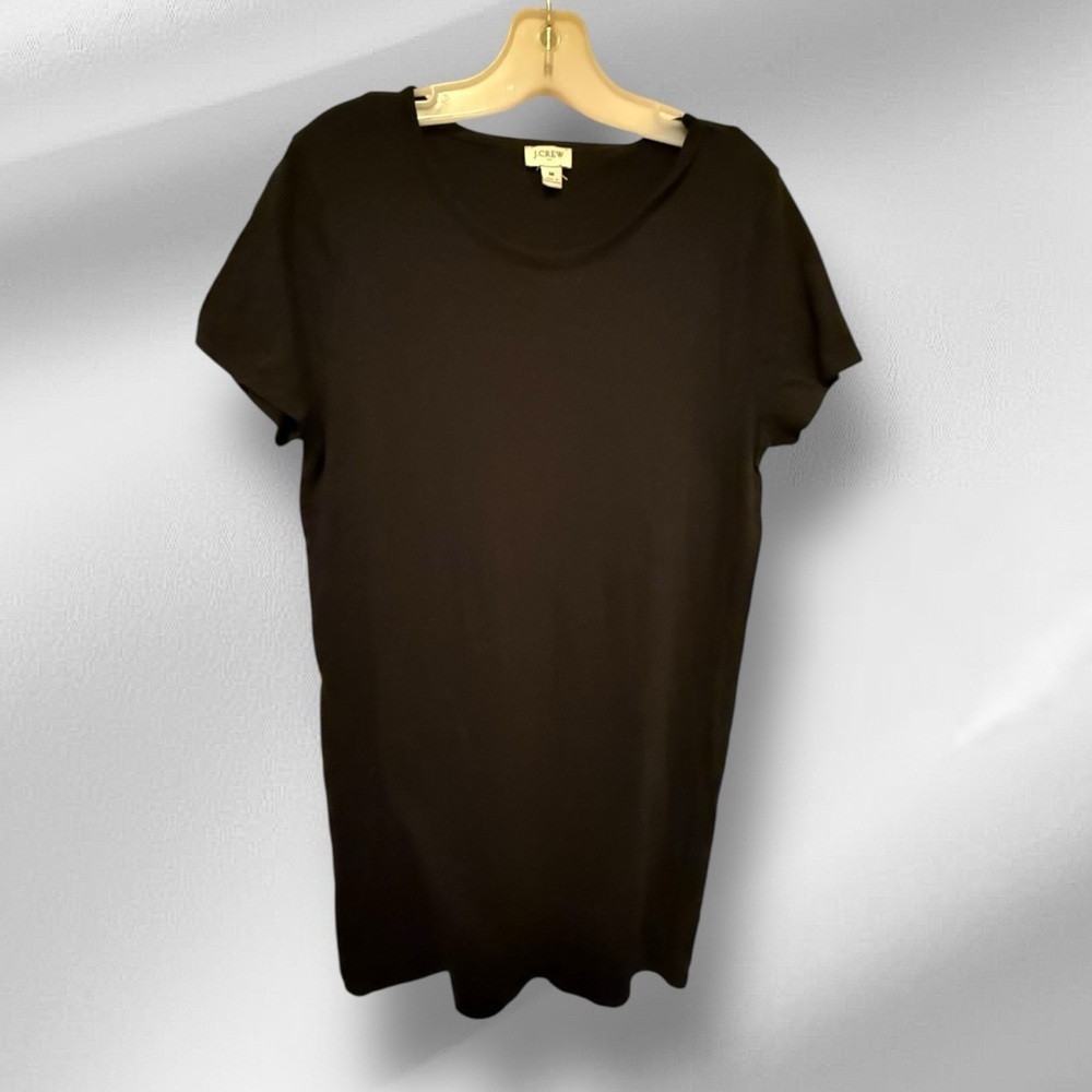 J Crew Black T-Shirt Dress